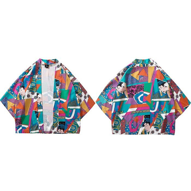 Men's Japanese Themed Kimono Jacket - Wnkrs