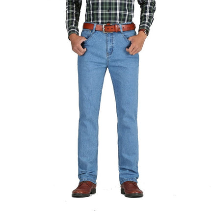 Men's High Waisted Thick Classic Jeans - Wnkrs