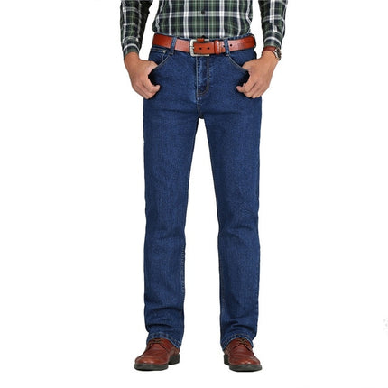 Men's High Waisted Thick Classic Jeans - Wnkrs