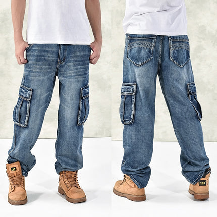 Men's Hip Hop Loose Jeans - Wnkrs