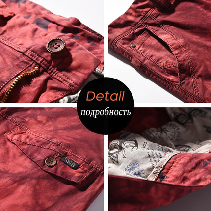 Men's Hip-Hop Style Washed Vintage Shorts - Wnkrs