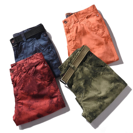 Men's Hip-Hop Style Washed Vintage Shorts - Wnkrs