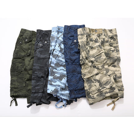 Men's Camouflage Casual Cotton Cargo Shorts - Wnkrs