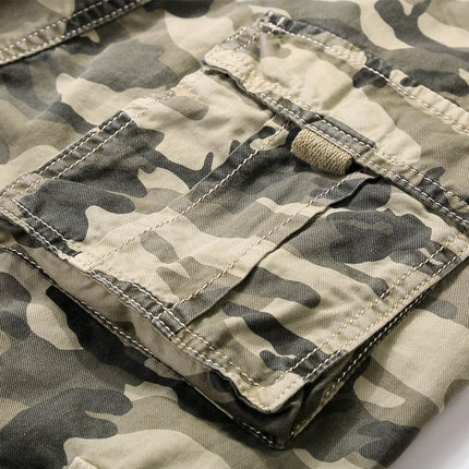 Men's Camouflage Casual Cotton Cargo Shorts - Wnkrs
