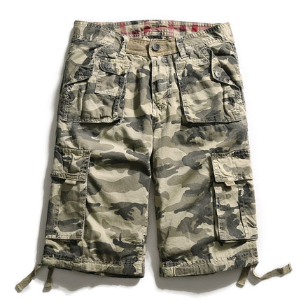 Men's Camouflage Casual Cotton Cargo Shorts - Wnkrs