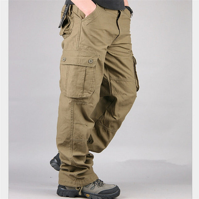 Men's Casual Cotton Cargo Pants - Wnkrs