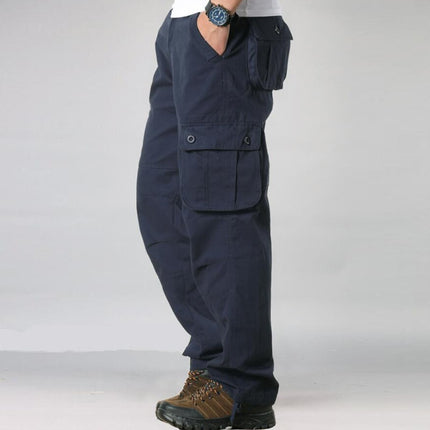 Men's Casual Cotton Cargo Pants - Wnkrs