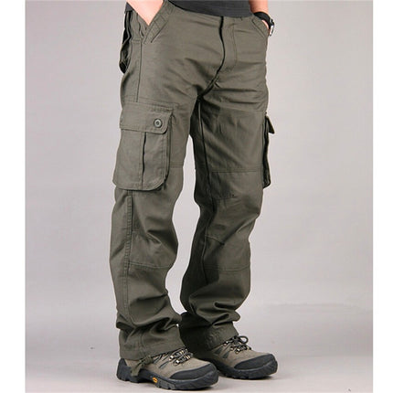 Men's Casual Cotton Cargo Pants - Wnkrs
