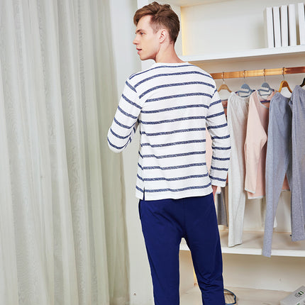 Men's Cotton Striped Casual Pajamas - Wnkrs