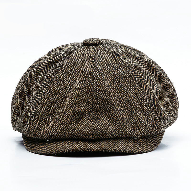 Men's Fashion Autumn Tweed Cap