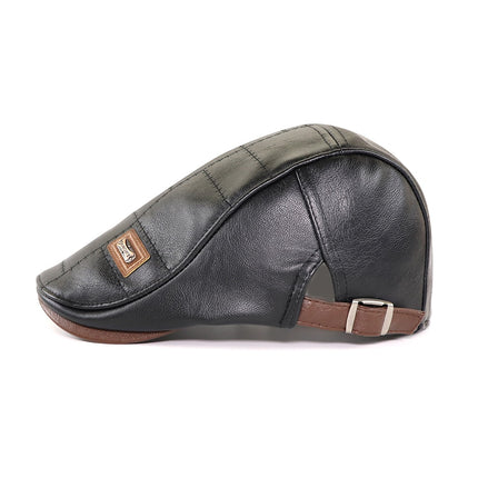Men's Eco-Leather Newsboy Cap - Wnkrs