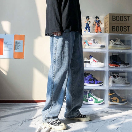 Men's Loose Straight Pants - Wnkrs