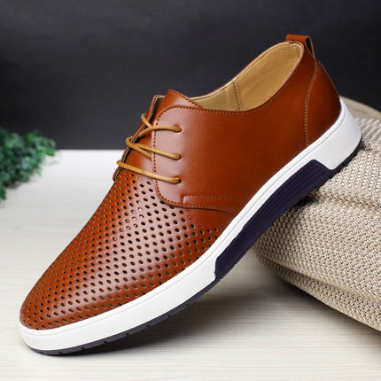 Elegant Summer Breathable Men's Shoes - Wnkrs