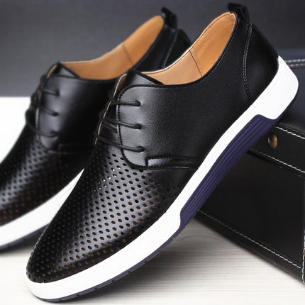 Elegant Summer Breathable Men's Shoes - Wnkrs