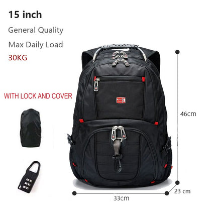 Men's Multifunctional Waterproof Backpack with USB Support - Wnkrs