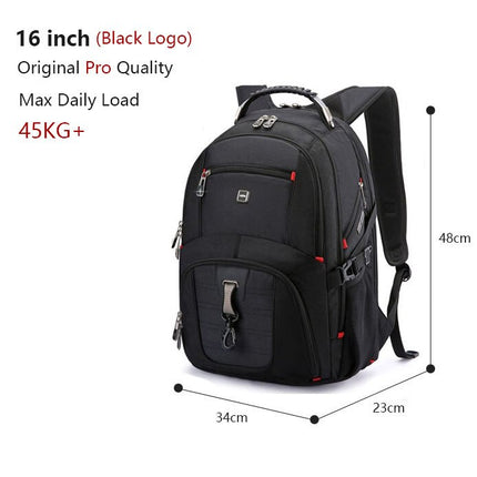 Men's Multifunctional Waterproof Backpack with USB Support - Wnkrs