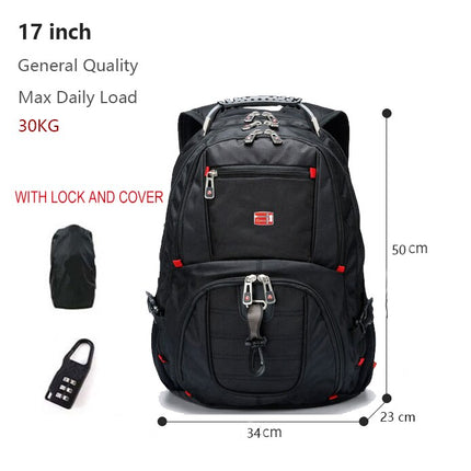 Men's Multifunctional Waterproof Backpack with USB Support - Wnkrs