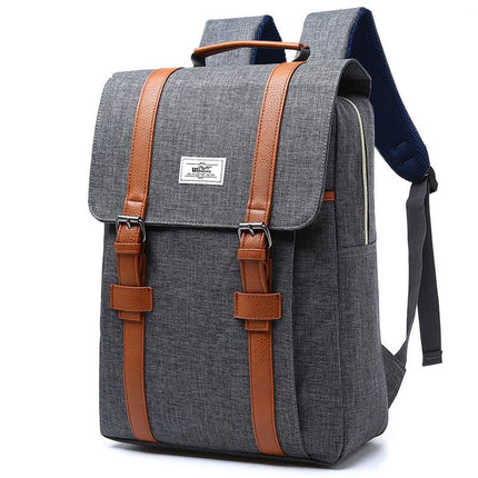 Preppy Style Casual Canvas Backpack - Wnkrs