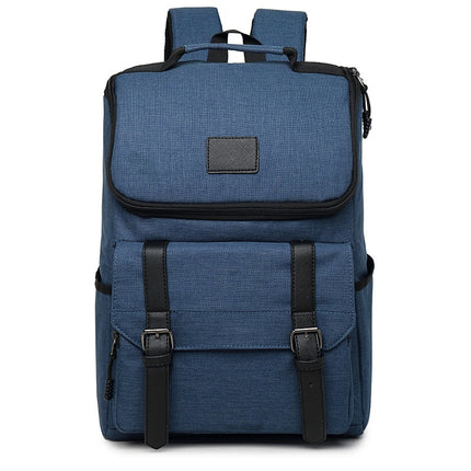 Preppy Style Casual Canvas Backpack - Wnkrs