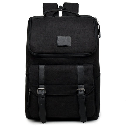 Preppy Style Casual Canvas Backpack - Wnkrs