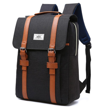 Preppy Style Casual Canvas Backpack - Wnkrs