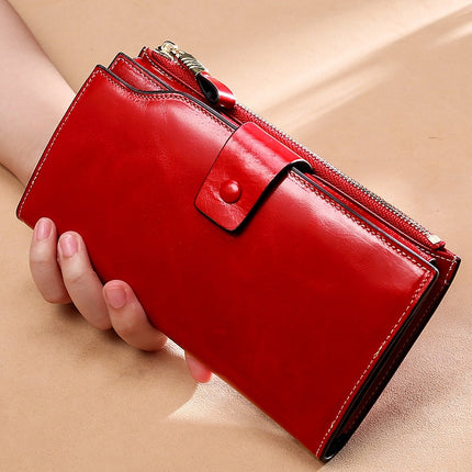 Women's Anti-RFID Leather Wallet - Wnkrs