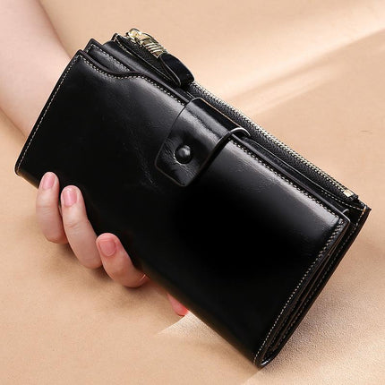 Women's Anti-RFID Leather Wallet - Wnkrs