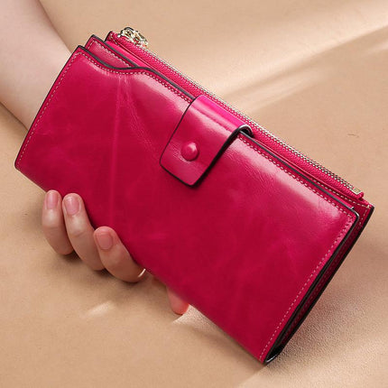 Women's Anti-RFID Leather Wallet - Wnkrs