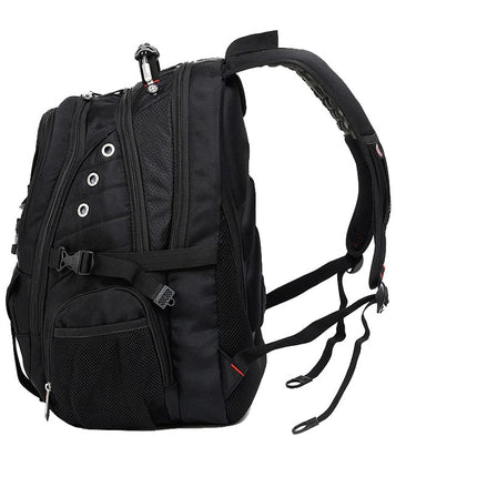 Men's Large Capacity Travel Backpack with Tactical Buckle - Wnkrs