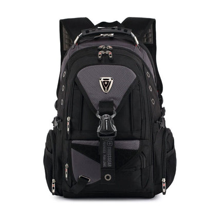 Men's Large Capacity Travel Backpack with Tactical Buckle - Wnkrs