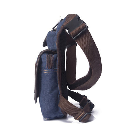Men's Compact Canvas Crossbody Bag - Wnkrs