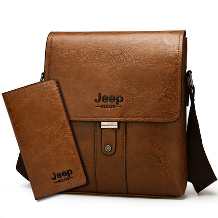 Men's Business Messenger Bag with Wallet - Wnkrs