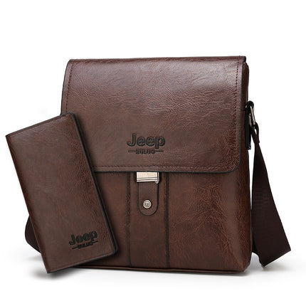 Men's Business Messenger Bag with Wallet - Wnkrs