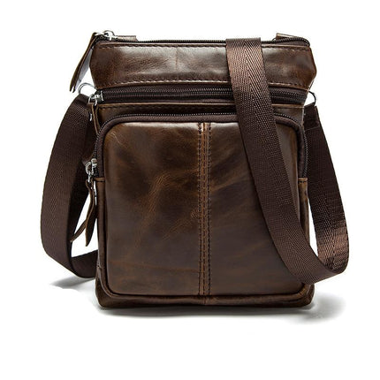 Men's Leather Messenger Bag - Wnkrs