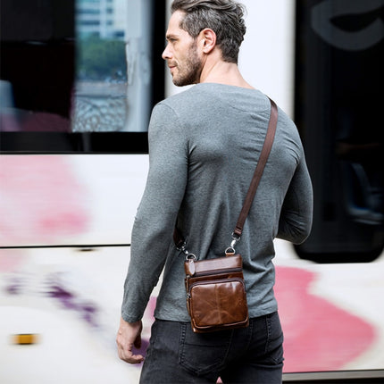 Men's Leather Messenger Bag - Wnkrs