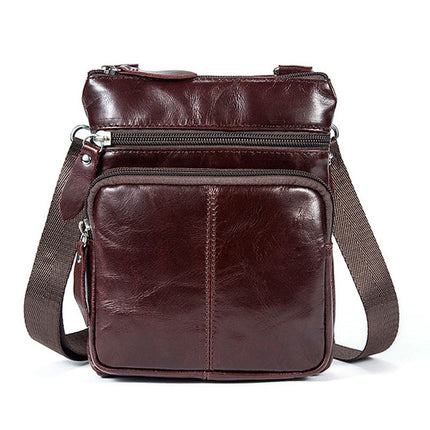 Men's Leather Messenger Bag - Wnkrs