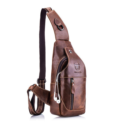 Genuine Leather Crossbody Bag - Wnkrs