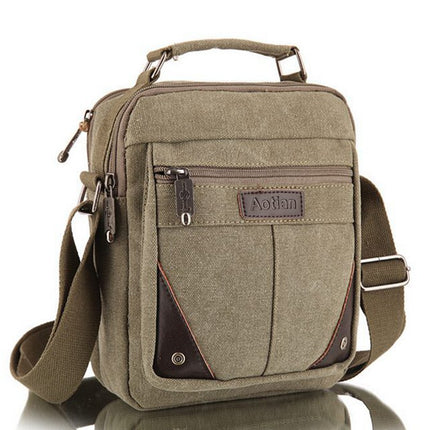 Men's Travel  Canvas Crossbody Bag - Wnkrs