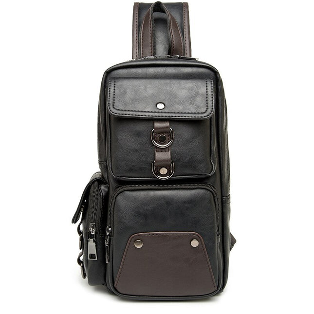 Men's Urban Style Eco-Leather Crossbody Bag - Wnkrs