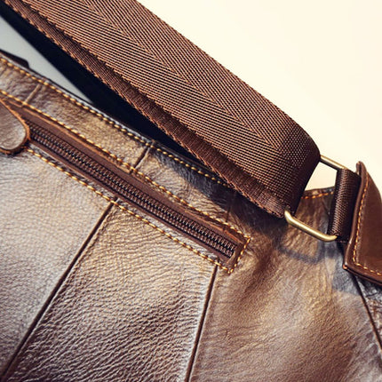 Men's Genuine Leather Chest Crossbody Bag - Wnkrs