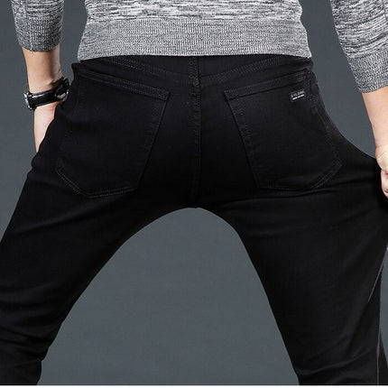 Men's Classic Slim Fit Denim Jeans - Wnkrs