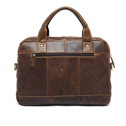 Genuine Leather Men's Handbag for Laptops - Wnkrs