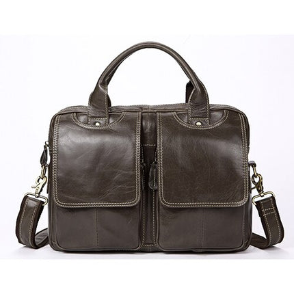 Genuine Leather Men's Handbag for Laptops - Wnkrs