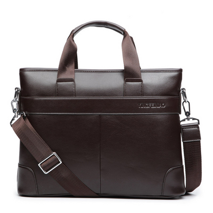 Men's Casual Leather Briefcase - Wnkrs