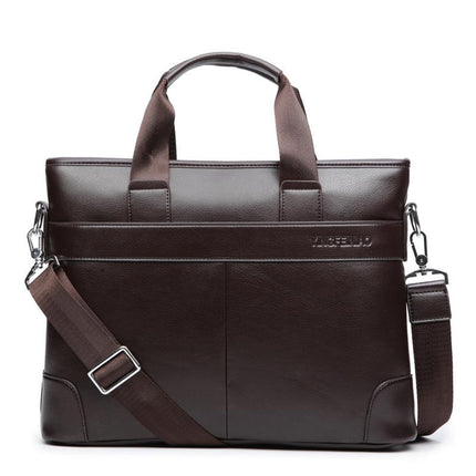 Men's Casual Leather Briefcase - Wnkrs