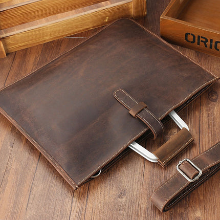 Slick Genuine Leather Handbag for Men - Wnkrs