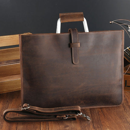 Slick Genuine Leather Handbag for Men - Wnkrs