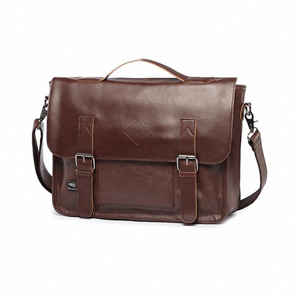 Men's Leather Briefcase - Wnkrs