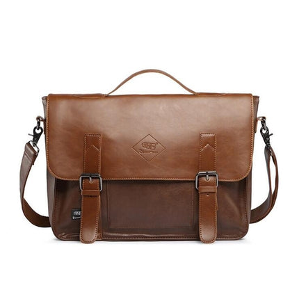 Men's Leather Briefcase - Wnkrs