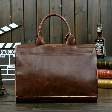 Men's Stylish Leather Briefcase - Wnkrs